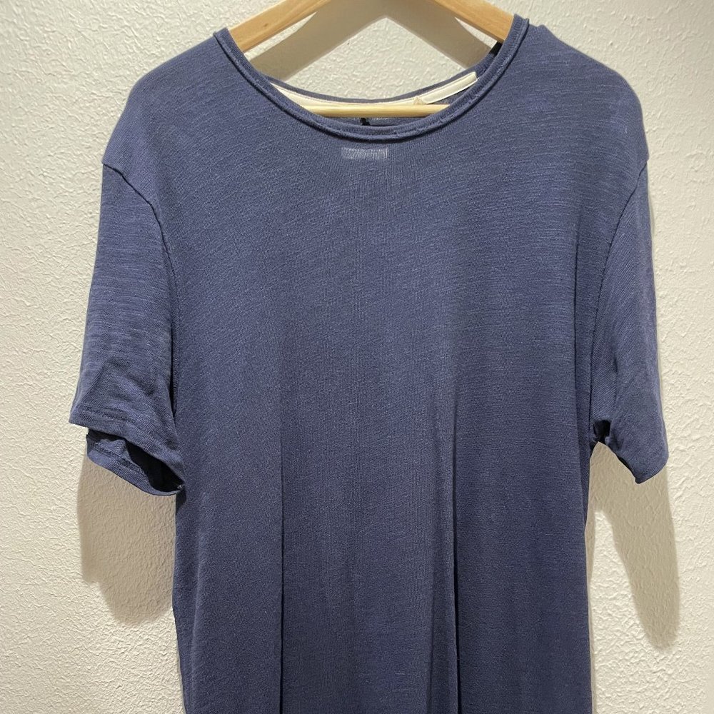 Rag & Bone Men's Navy Standard Issue Tshirt Medium